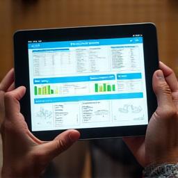 Schermata di un tablet che mostra il report finale di un bike fit